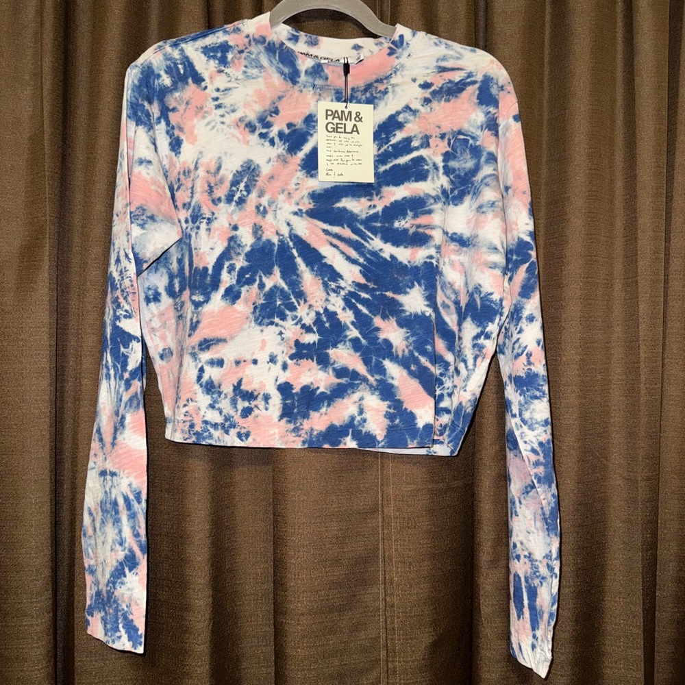 Pam & Gela long sleeve Tie-Dye Shirt